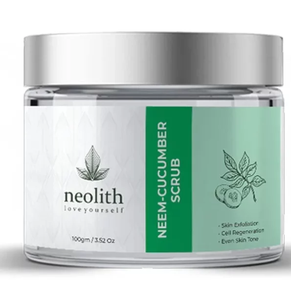 Neolith Neem Cucumber Scrub - 100 gm available on Herbkart