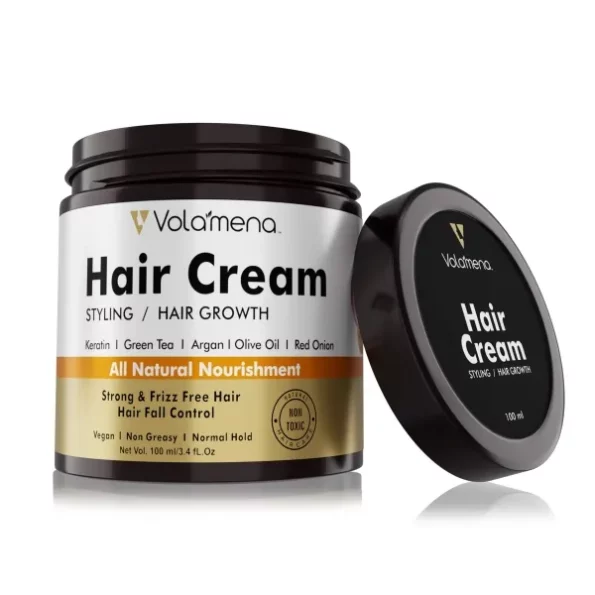 Volamena Onion & Argan Oil Hair Cream for Hair Growth & Fall Control, 120 ml available on Herbkart