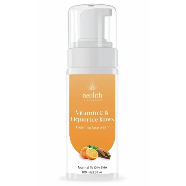 Neolith Vitamin C & Liquorice Foaming Face Wash || 92% Organic || Non drying, Deep cleansing, De tan || 100 ML, Herbkart8t761sK207rysXL.webp, Herbkart8t761sK207rysXL