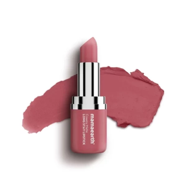 Mamaearth Creamy Matte Long Stay Lipstick with Murumuru Butter and Vitamin E - 4.2g (Rose Nude), Herbkart8t751pepI4wvLL.webp, Herbkart8t751pepI4wvLL