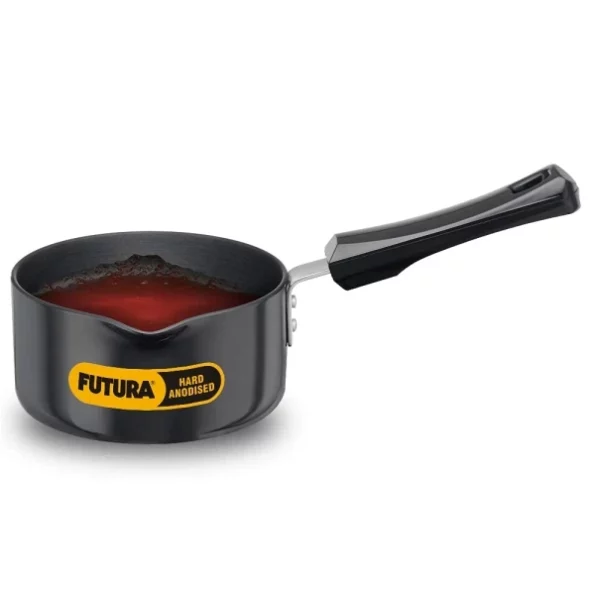 Hawkins Futura Hard Anodised Ezee-Pour Saucepan 1 Litre Without lid available on Herbkart