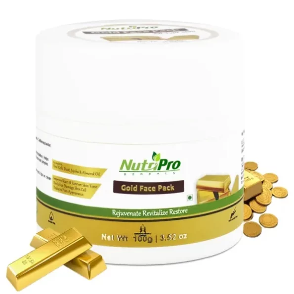 NutriPro Gold Face Pack, 100gm available on Herbkart