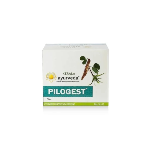 KERALA ayurveda Pilogest - 100 Capsule available on Herbkart