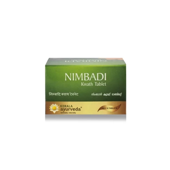 Kerala Ayurveda Nimbadi Kwath Tablet 100 Tab available on Herbkart