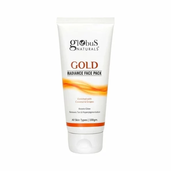 Globus Naturals Gold Radiance Anti Ageing & Brightening Face Pack, 100 gms, Herbkart8t751JVHgWGFWL.webp, Herbkart8t751JVHgWGFWL