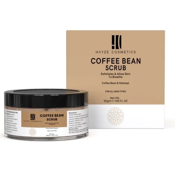 Coffee Bean Scrub for Face & Body 50gm, Herbkart8t751yP2u91uQL.webp, Herbkart8t751yP2u91uQL