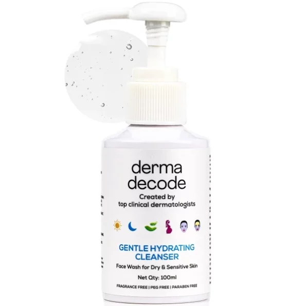 Derma Decode Gentle Hydrating Cleanser -100Ml available on Herbkart