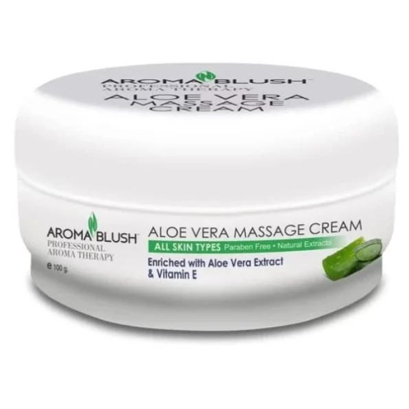 Aroma Blush Aloe Vera Facial Massage Cream - 100gm available on Herbkart