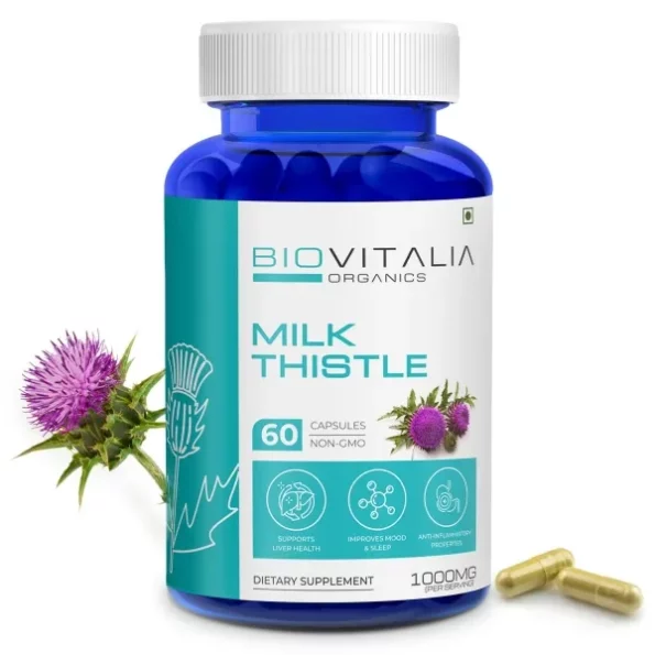 Biovitalia Organics Liver Support Supplement with Milk Thistle Extract - 60 Veg Capsules, Herbkart8t771jNuph4DuL.webp, Herbkart8t771jNuph4DuL