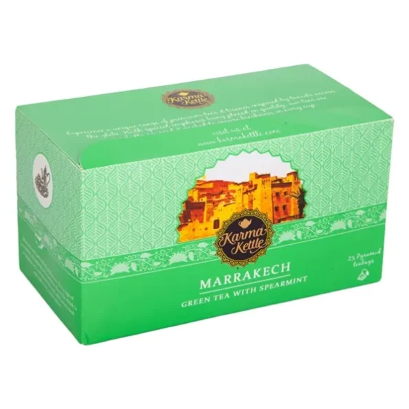 Karma Kettle Marrakech Authentic Moroccan Green Tea - 25 Pyramid Teabags, 50 g, Herbkart8t761e7qaLpseL.webp, Herbkart8t761e7qaLpseL