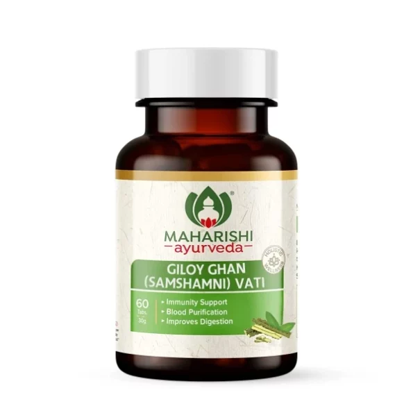 Maharishi Ayurveda Giloy Ghan Vati, 60 Tablets available on Herbkart