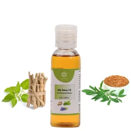 Natuur - Belly Button Oil Hormonal Balance,Regular Periods,Reduced Hormonal Acne & Facial Hair and Help in,Weight Management | High Energy & Better Mood