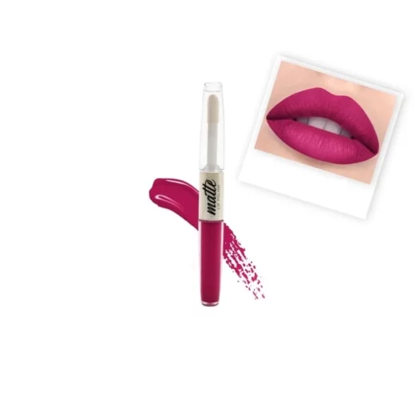 BEAUTYRELAY LONDON - MARKER 24 hours of comfortable color the pigmented -2 In 1 Matte Lipstick (Fuchsia) available on Herbkart