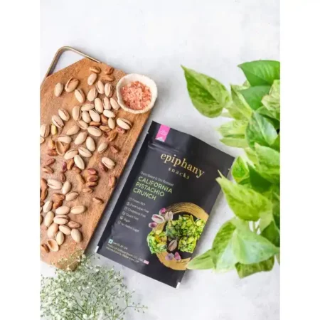 EPIPHANY Dry Fruit Snacks California Pistachio Healthy Bar Pista Dry Fruit Chikki Delicious Sweet Crunch Tasty & Healthy Dry Fruit Energy Snacks No Sugar Added (85 g)