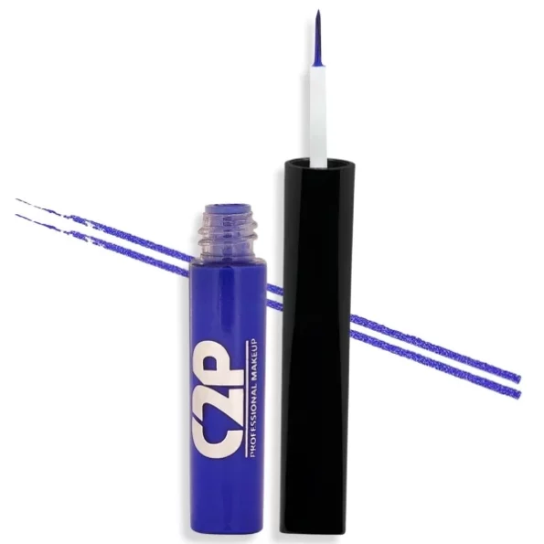 C2P Pro Frame Me Metallic Smudge Proof Liquid Eyeliner - Blue, 4ml, Herbkart8t751louszyuIL.webp, Herbkart8t751louszyuIL