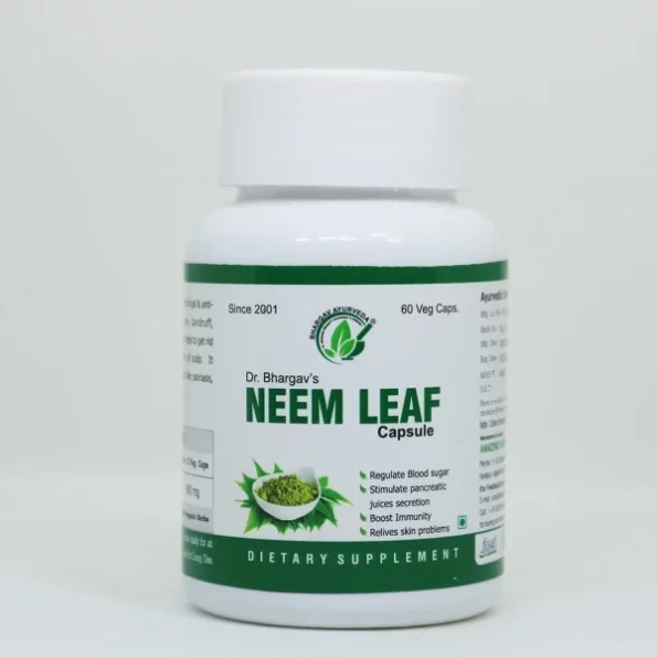 Dr.Bhargav's Neem Leaf Capsule 60 Capsules, Herbkart8t751kVnF20ylPL.webp, Herbkart8t751kVnF20ylPL