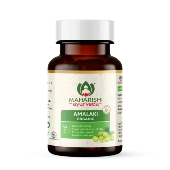 Maharishi Ayurveda Organic Amalaki Capsules 700 MG (60 Capsules) available on Herbkart