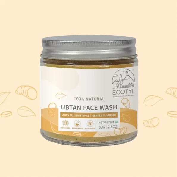 Ecotyl Ubtan Face Wash Powder | 100% Natural Gentle Cleanser | 80g, Herbkart8t77120WCz4b20TL.webp, Herbkart8t77120WCz4b20TL