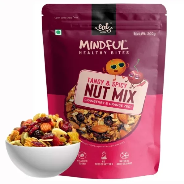 Eat Anytime Healthy Snacks Trail Mix Nuts and Dry Fruits, Cranberry and Orange Zest, 200g, Herbkart8t771im48BdD8L.webp, Herbkart8t771im48BdD8L