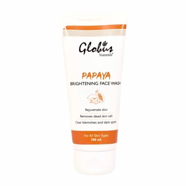 Globus Naturals Purifying PapayaFace Wash, For Tan Removal (100ml), Herbkart8t751wuekCO8dL.webp, Herbkart8t751wuekCO8dL