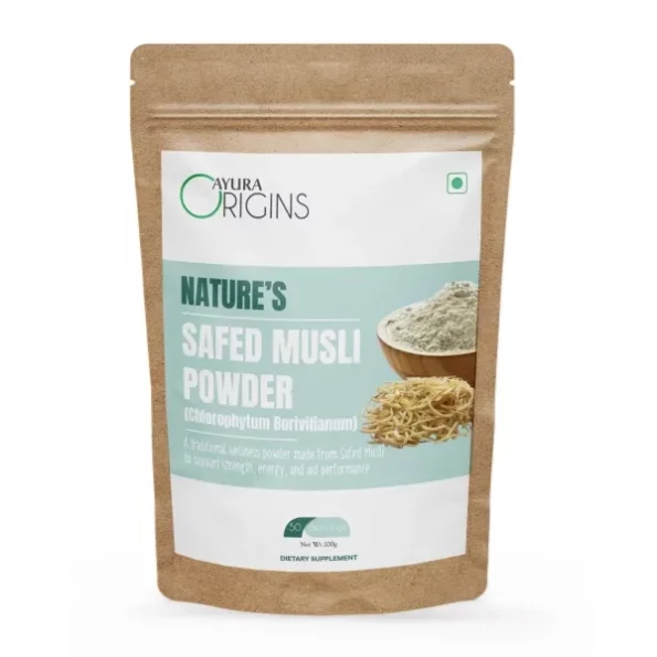 Ayura Origins Nature's Safed Musli Powder (Chlorophytum Borivilianum), Herbkart8t781UGWIgooCL.webp, Herbkart8t781UGWIgooCL