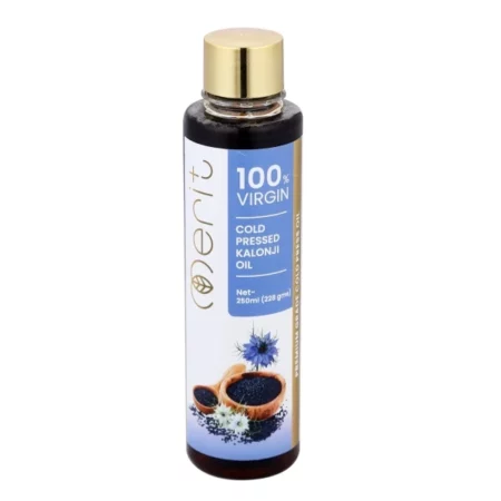 Merit Plus Cold Pressed Black Seed Kalonji Oil 250 ML 100% Natural for Hair Growth Healthy Skin Improves Digestion Pure Unrefined