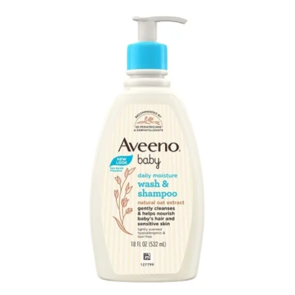 Aveeno Baby Daily Moisture Wash & Shampo, 532ml, Herbkart8t751oyaXx2YSL.webp,