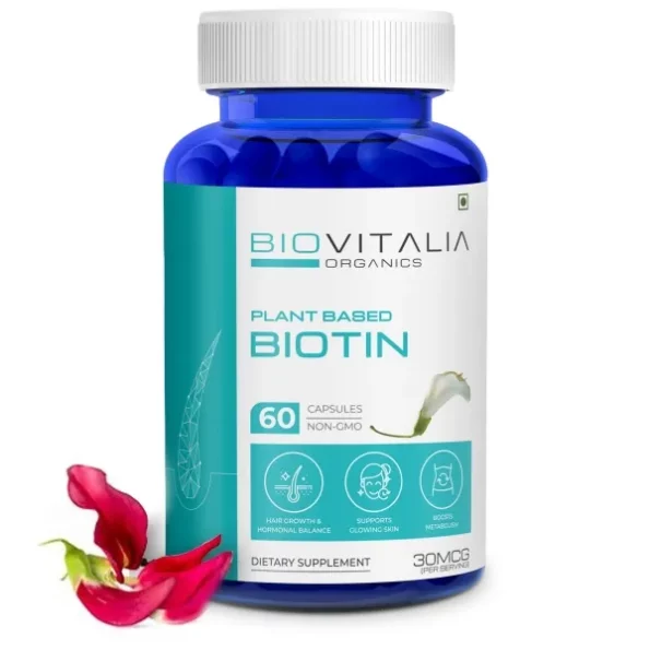 Biovitalia Organics Biotin 30mcg Capsule - 60 Vegan Capsules, Herbkart8t771PgLo2qZML.webp, Herbkart8t771PgLo2qZML