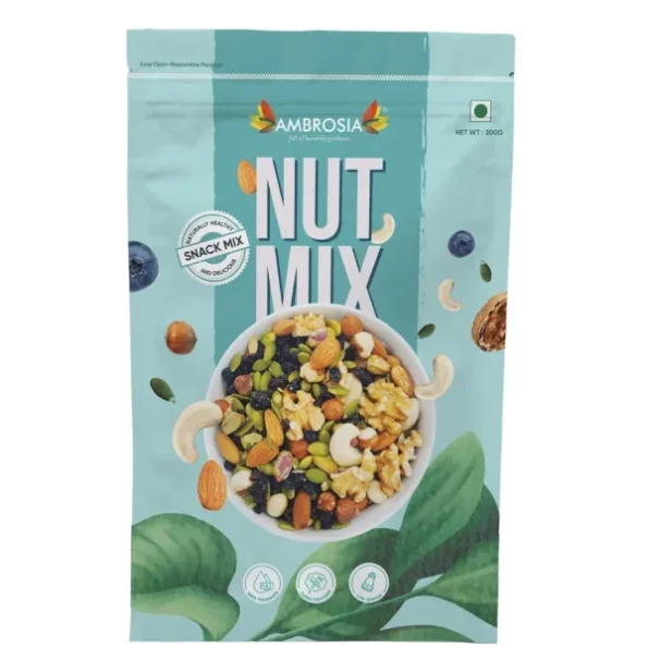 Ambrosia Nut Trail Mix 200 g available on Herbkart