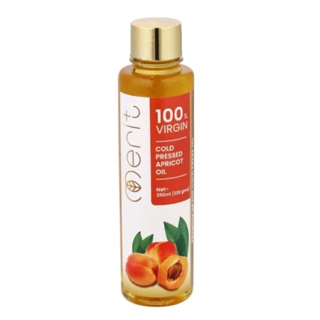 Merit Plus Apricot Oil 250ml Premium Grade 100% Pure Cold-Pressed GMO Free No Additives