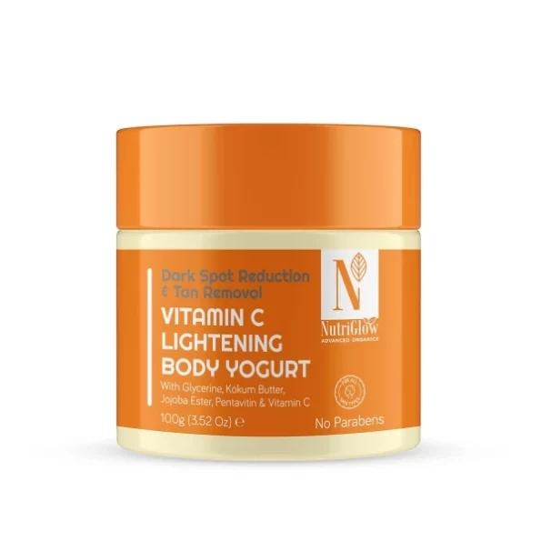 NutriGlow Natural's Vitamin C Lightening Body Yogurt (100 g) available on Herbkart