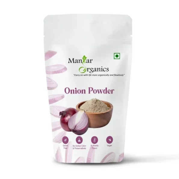 ManHar Organics Onion Powder 100 grams available on Herbkart