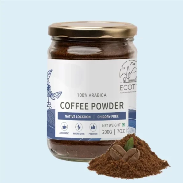 Ecotyl Coffee Powder 100% Arabica Strong Flavour & Rich Aroma 200g available on Herbkart