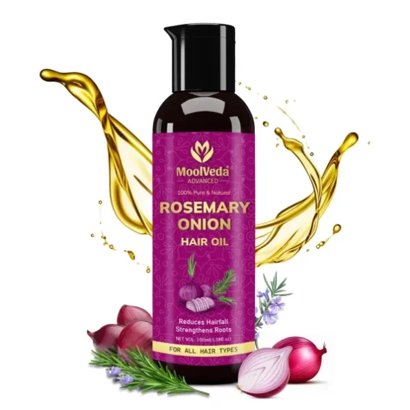 Moolveda 100% Pure & Natural Rosemary Onion Hair Oil, 100ml, Herbkart8t781EzlDVsjiL.webp, Herbkart8t781EzlDVsjiL