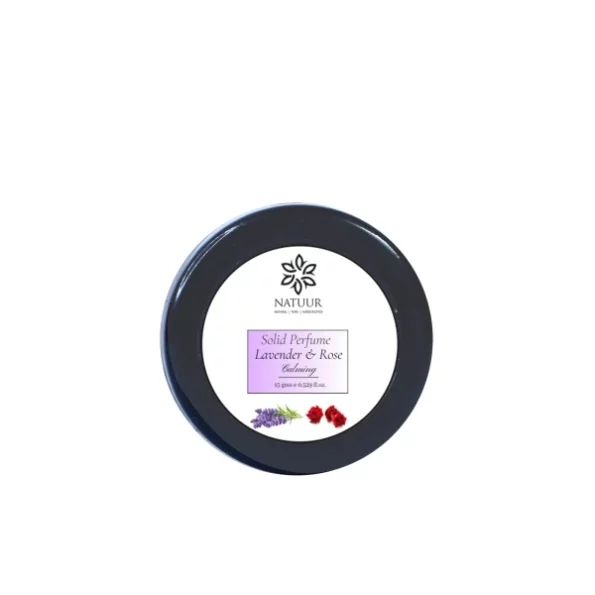 Natuur Lavender and Rose Solid Perfume, 15 g available on Herbkart