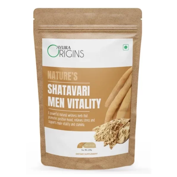 Ayura Origins Nature's Shatavari Men Vitality - 100g 50 Servings, Herbkart8t781f7EtQiLUL.webp, Herbkart8t781f7EtQiLUL