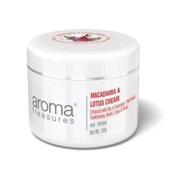 Aroma Treasures Macadamia & Lotus Cream (Anti wrinkle) - 50 gm, Herbkart8t761WUVWhNT1L.webp, Herbkart8t761WUVWhNT1L