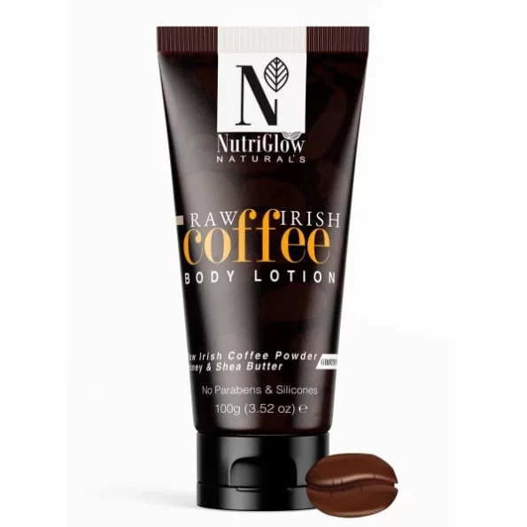 NutriGlow Natural's Raw Irish Coffee Body Lotion (100 g) available on Herbkart