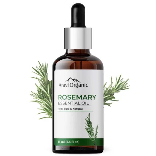 Aravi Organic Rosemary Essential Oil - 15 ml, Herbkart8t761kkM7mn1LL.webp, Herbkart8t761kkM7mn1LL