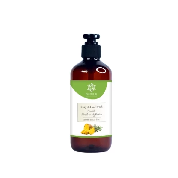 Natuur - Pineapple Scent Body & Hair Wash - 300ml available on Herbkart