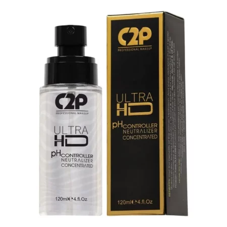 C2P Pro Ultra HD PH Controller Neutralizer Pore Minimizing Face Toner, Pre & Post Makeup for All Skin Types, Tightens Pores, Alcohol Free, Paraben Free, Balance Ideal PH Level for Healthy Skin 120 ml
