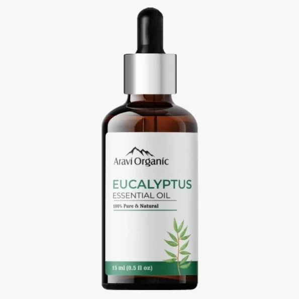 Aravi Organic Eucalyptus Essential Oil, 15 ml available on Herbkart