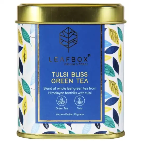 LEAFBOX Tulsi Green Tea, 75 Grams, Herbkart8t761Y-BGfJLaL.webp, Herbkart8t761Y BGfJLaL