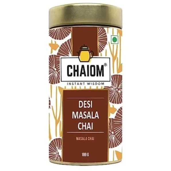 CHAIOM - 100Gm Desi Indian Masala Chai available on Herbkart