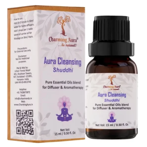 Charming Aura - Aura Cleansing Essential Oil Blend 15ml available on Herbkart