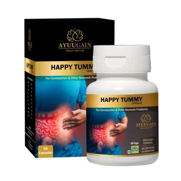 Ayuugain Happy Tummy Capsule - 60 Veg. Capsules, Herbkart8t771qkmAdg6wL.webp, Herbkart8t771qkmAdg6wL