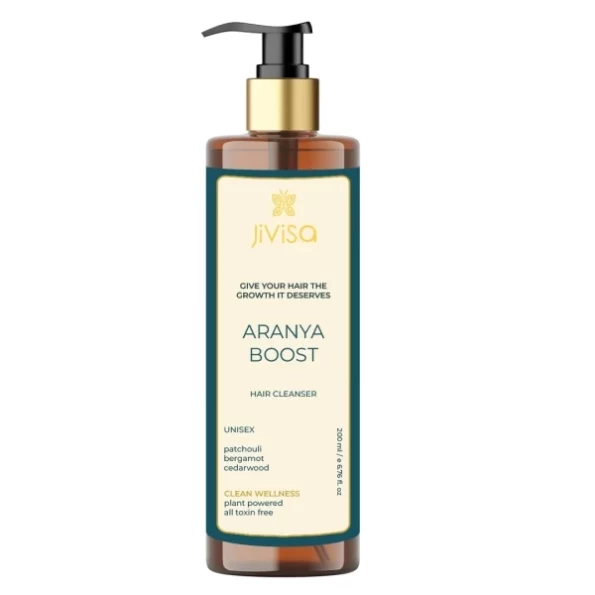 Jivisa Aranya Boost Stimulating Hair Cleanser For Hair Growth and Health (200ml) available on Herbkart