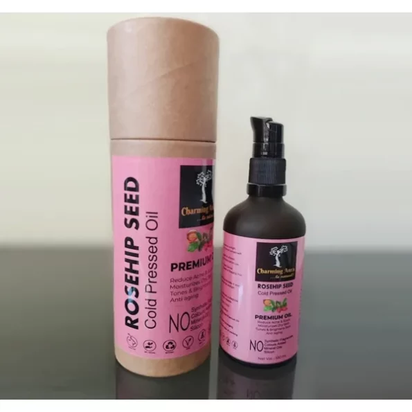 Charming Aura Rosehip Seed Cold Pressed Carrier Oil (50ml), Herbkart8t761m3C8f3I4L.webp, Herbkart8t761m3C8f3I4L