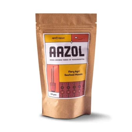 Aazol Fiery Fish Masala: Aagri Masala - 100g | Authentic Masala Powder | NO Adulteration | Hand Pounded | Spicy