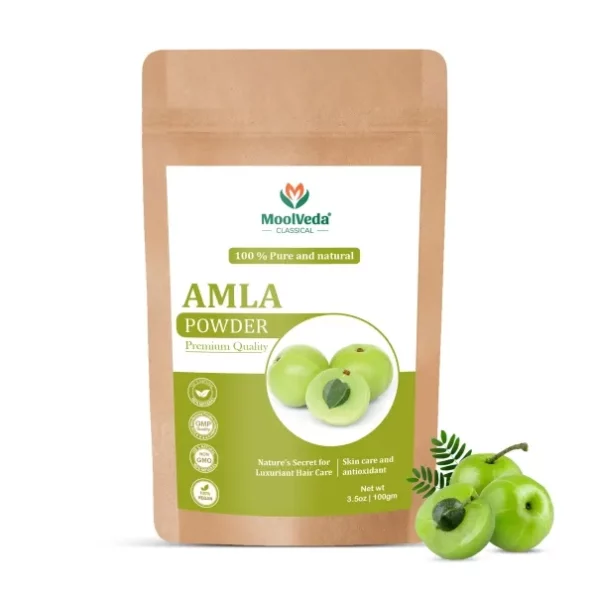 Moolveda Pure & Organic 100% Natural Amla Indian Gooseberry Fruit Powder - 100g, Herbkart8t771qjs3YIrDL.webp, Herbkart8t771qjs3YIrDL